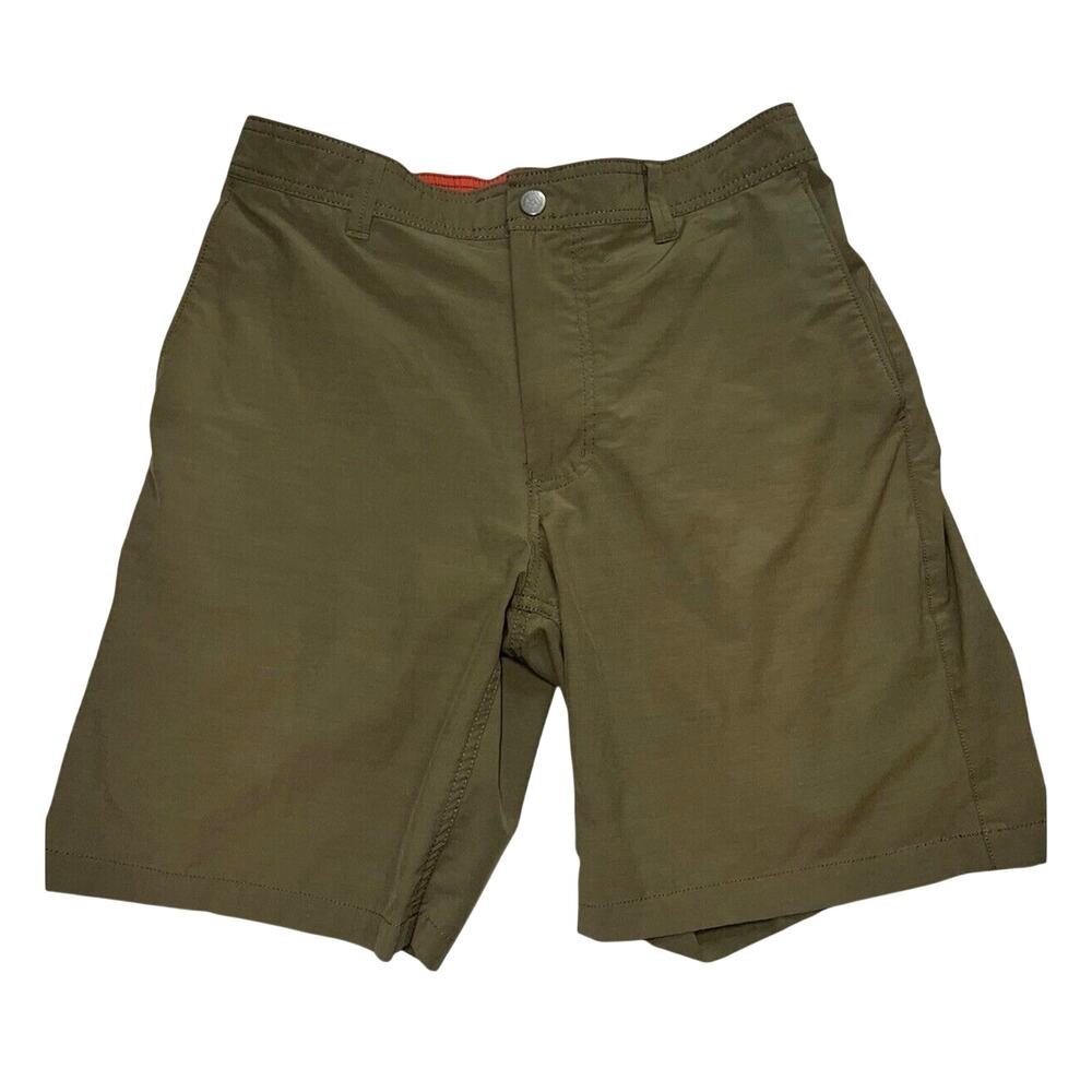 Southern Tide T3 Shorts Men's Size S Green Tide To Trail Fishing Hiking Outdoor